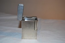 accendino dupont Linea 1 grande modello argento punta di diamante