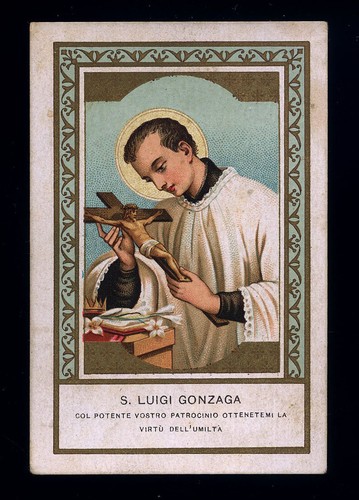 Antico santino cromo holy - santino, card