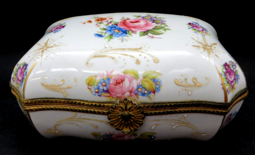 Antico cofanetto porcellana - cofanetto,