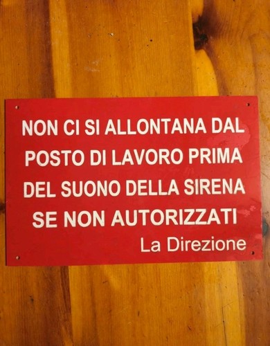 Cartello targhetta metallo - cartello,