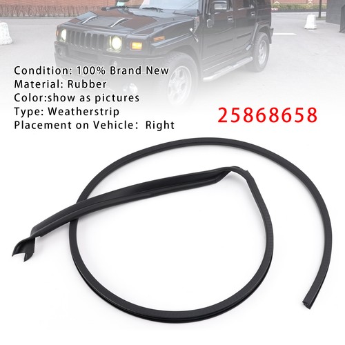 Right door weatherstrip - right,