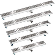 Canali di scarico doccia sistemi drenaggio a terra acciaio inox pavimento 80cm n