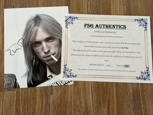 Tom petty foto autografata - tom,