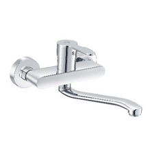 MISCELATORE MONOCOMANDO LAVELLO A MURO SERIE IOLE Cromo Rubinetteria Iole