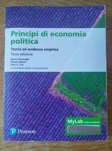 Principi economia politica - principi, di