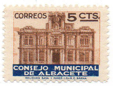 Sello local guerra civil - guerra,