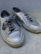 Superga Scarpe Donna Pelle Nera Numero 38 Taglia Originali