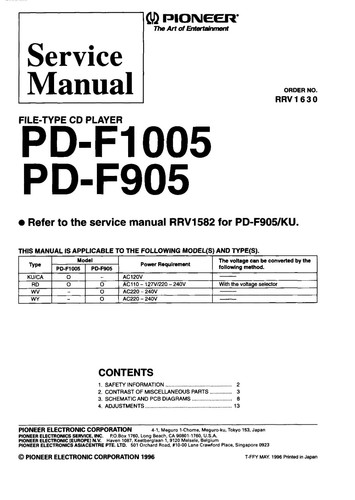 Servizio manuale istruzioni - manuale, di