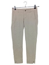 DONDUP Pantalone a vita bassa Donna Pantalone Taglia IT 40 bianco sporco