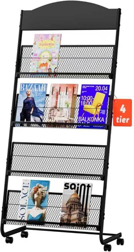 Tier floor standing magazine - tier,
