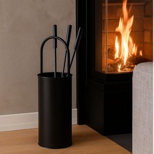 Set Di Attrezzi Per Camino Nero Accessori Per Camino Strumenti Per Camino