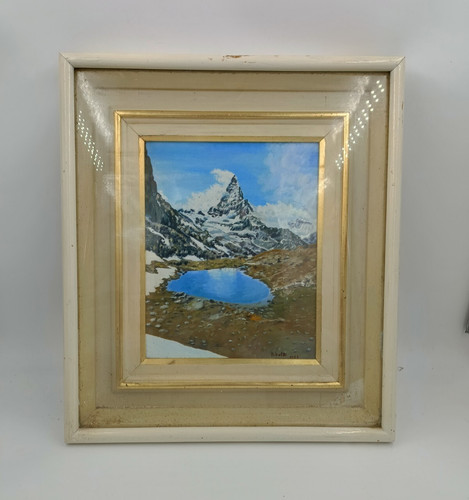 Quadro dipinto luigi riboldi - quadro,