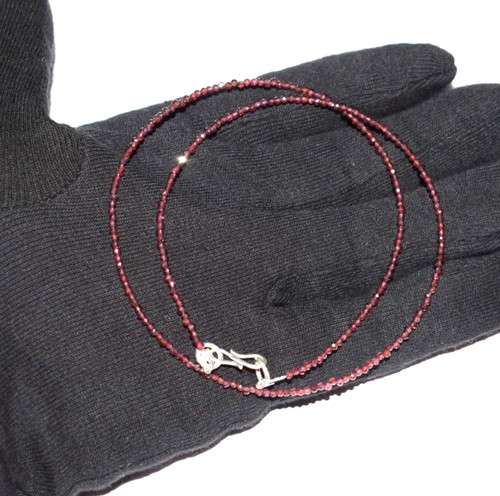 Collana perle granato - collana,
