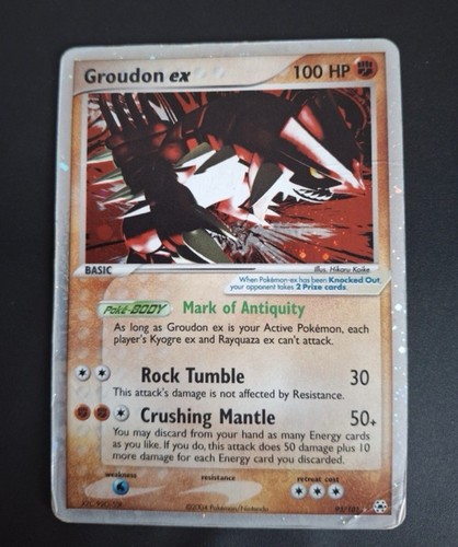 Pokemon card groudon ex - pokemon, card-groudon