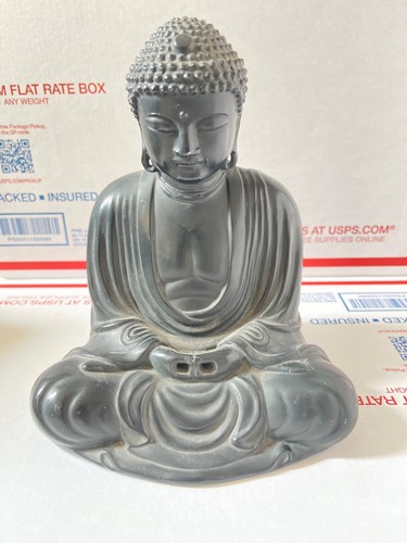 Statua buddha amida - amida, seduto