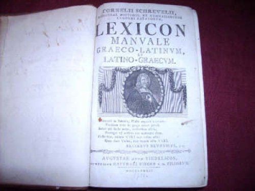 Schrevelius lexicon manuale - lexicon,