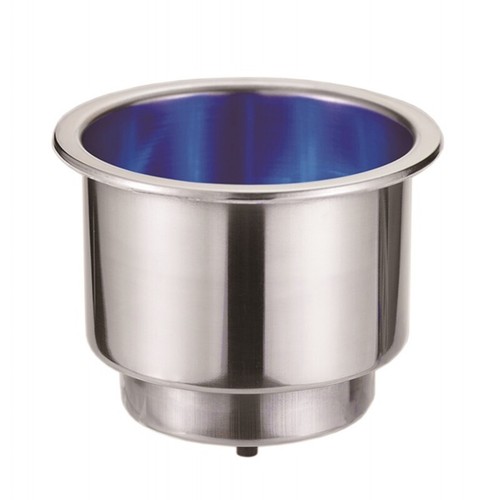 Porta bicchieri con - led, blu