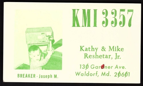 Qsl qso radio - card, "kmi