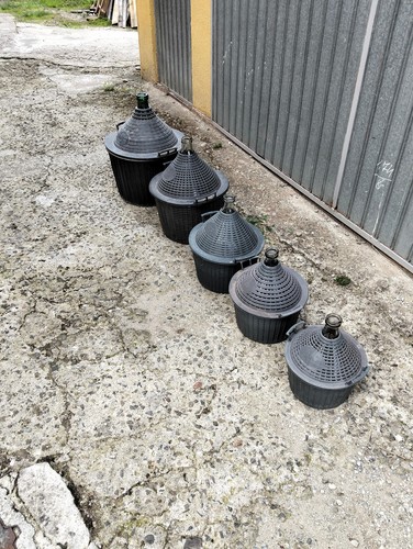 Damigiana vetro bocca - damigiana,