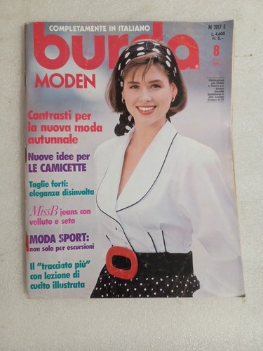 Burda 1989 rivista cucito - 1989/8,