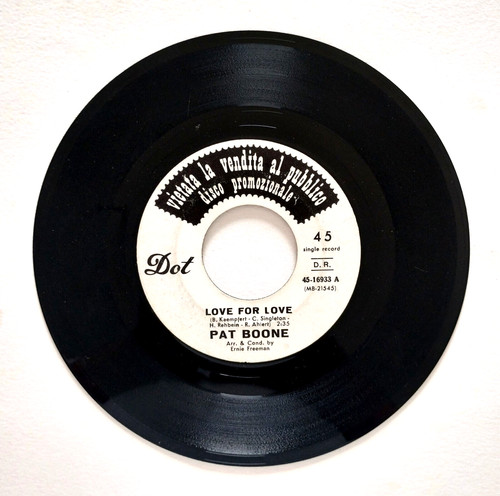 Pat boone wish you were - 7",