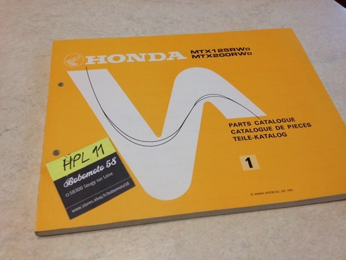 Honda mtx125rw mtx200rw mtx - mtx200rw, d
