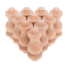  10 pezzi di ringhiere decorative mandrini in legno artigianato decorazioni mini