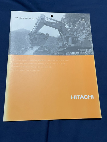 Hitachi escavatore brochure - hitachi,