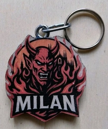 Milan stilizzato portachiavi - milan,