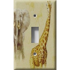 Giraffa Ed Elefante In Faro