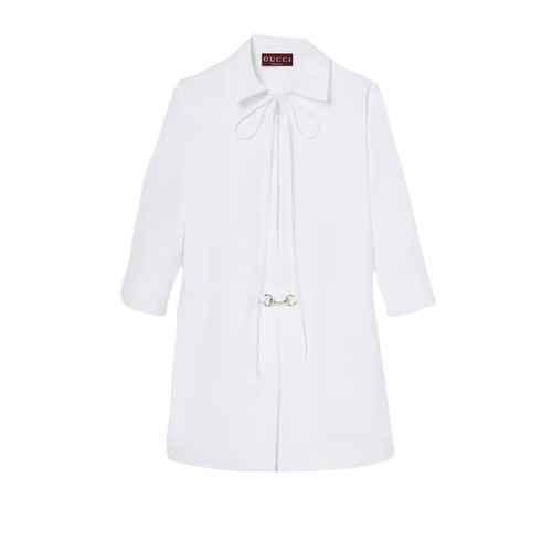 Gucci 2800 white poplin shirt - gucci,