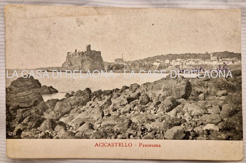 Cartolina acicastello panorama - cartolina,