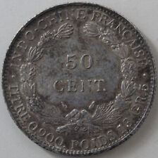 Indocina 50 Centesimi 1936 Argento