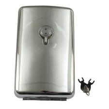 Cassetta degli attrezzi, Toolbox Square cromata chiudibile a chiave, per Harley - Davidson