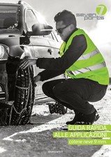 CATENE DA NEVE PER AUTO OMOLOGATE CERTIFICATE NORMA DI LEGGE DA 9 MM GRUPPO 070