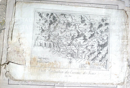 Antica mappa genova - di,