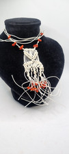 CORALLO  MACRAME' COLLANA