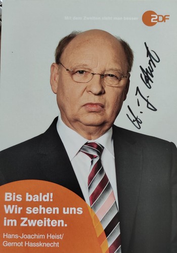 Autografo hans joachim heist - joachim,