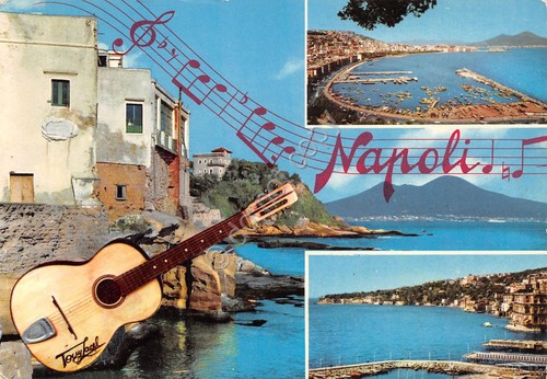 Cartolina napoli vedute - cartolina,