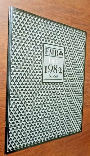 Fmr franco maria ricci - maria, indici