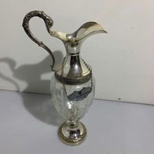 Bottiglia in vetro Vecchia Romagna argentata 