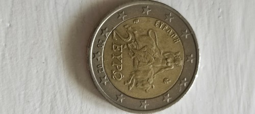 Moneta rara euro grecia 2002 - 2,