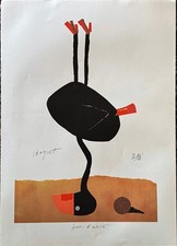 FABIO DE POLI litografia "Croquet"  100x70 firmata numerata "prova"