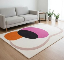 Tappeto moderno trapuntato a
