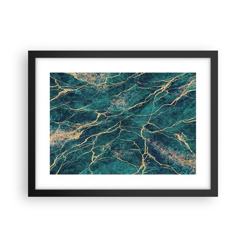 Poster 40x30cm astrazione oro - poster,