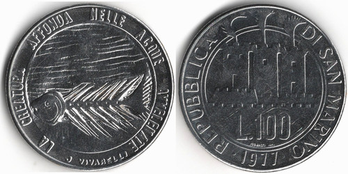 San marino 100 - 100, 1977