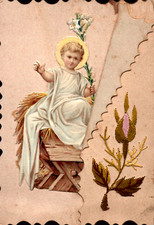 - SANTINO - CON FIORE RICAMATO