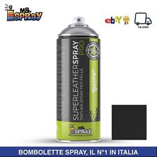 TINTURA PER PELLE Spray - Volanti, Sedili, Divani colore RAL 9005 Nero