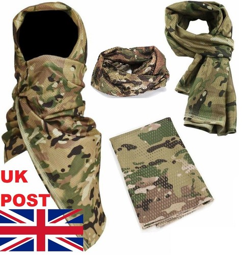 British army scarf scrim net - army,