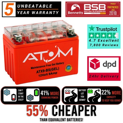 Batteria moto ytx9 - moto, atom